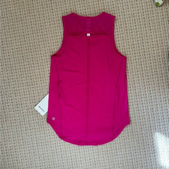 Lulu Lemon Sculpt Tank Hot pink, Size 2 New with tags - Picture 2 of 2